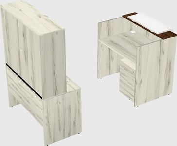 Modular reception desk