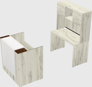Modular reception desk