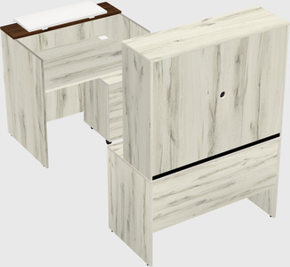 Modular reception desk