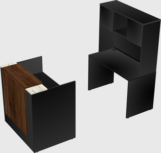 Modular reception desk