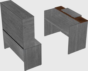 Modular reception desk