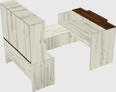 Modular reception desk