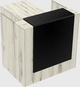 L-shaped modular reception