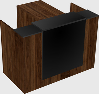 L-shaped modular reception