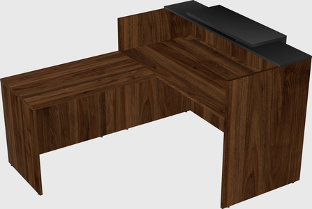 L-shaped modular reception