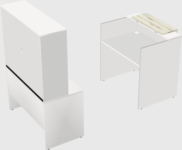 Modular reception desk