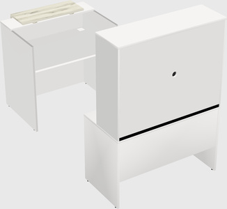 Modular reception desk