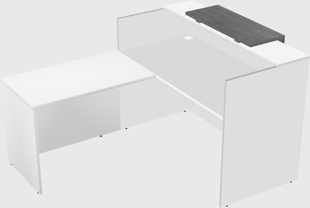 L-shaped modular reception