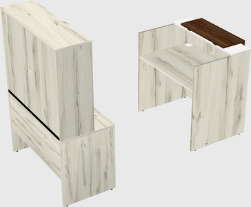 Modular reception desk