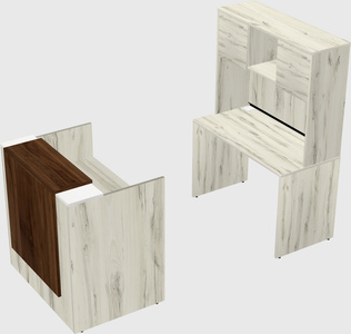 Modular reception desk