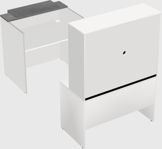 Modular reception desk
