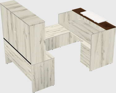 Modular reception desk