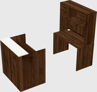 Modular reception desk