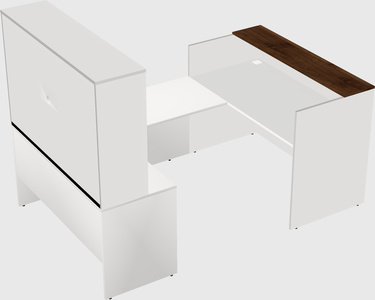 Modular reception desk