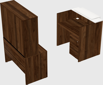 Modular reception desk