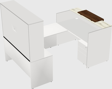 Modular reception desk