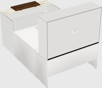 Modular reception desk