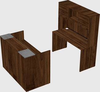 Modular reception desk