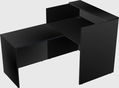 L-shaped modular reception