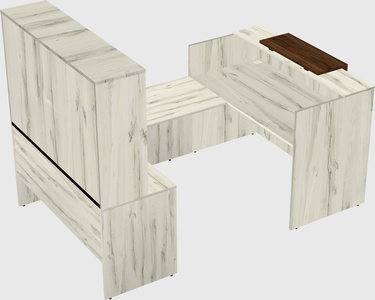Modular reception desk
