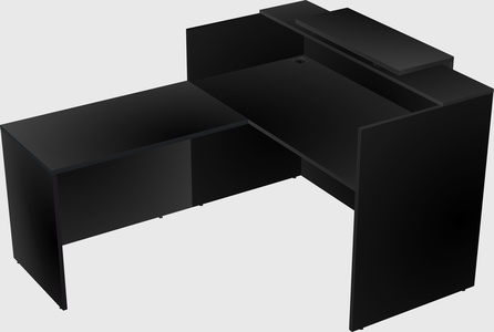 L-shaped modular reception