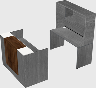Modular reception desk