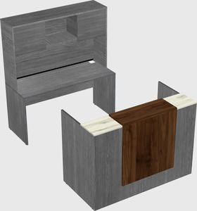 Modular reception desk