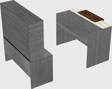Modular reception desk