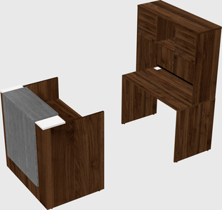 Modular reception desk