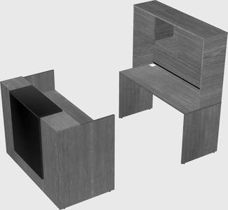 Modular reception desk