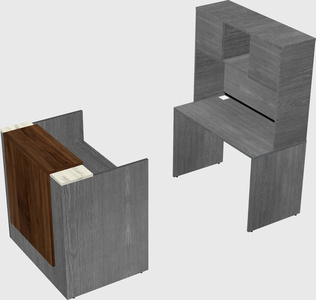 Modular reception desk