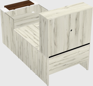 Modular reception desk
