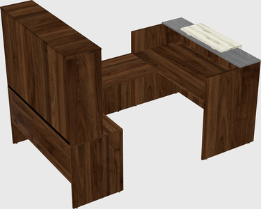 Modular reception desk