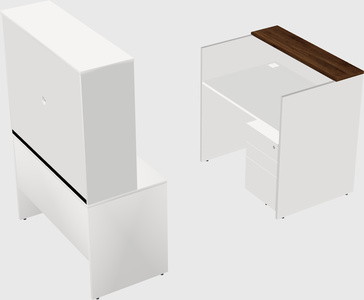 Modular reception desk
