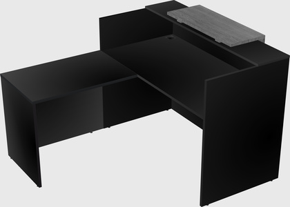 L-shaped modular reception