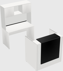 Modular reception desk