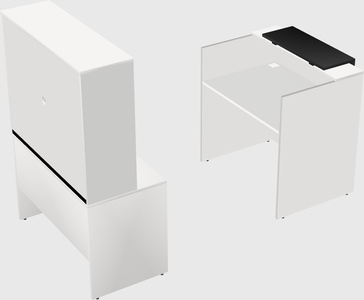 Modular reception desk