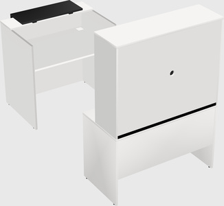 Modular reception desk
