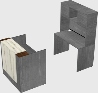 Modular reception desk