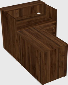 L-shaped modular reception
