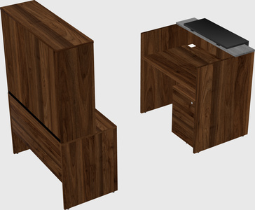 Modular reception desk