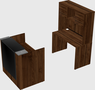 Modular reception desk