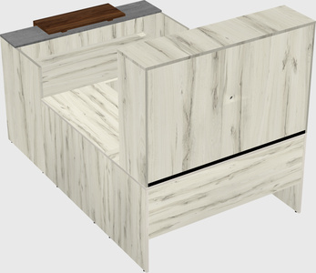 Modular reception desk