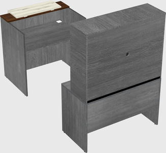 Modular reception desk