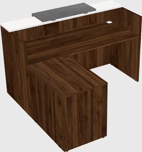 L-shaped modular reception