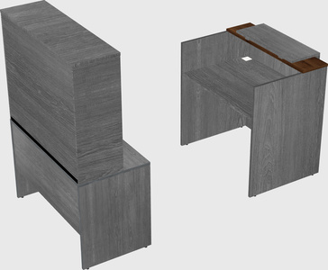 Modular reception desk