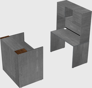 Modular reception desk
