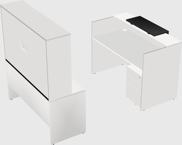 Modular reception desk