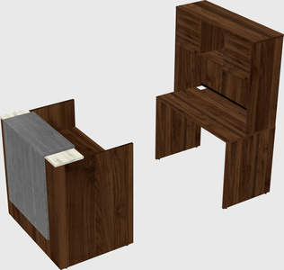 Modular reception desk