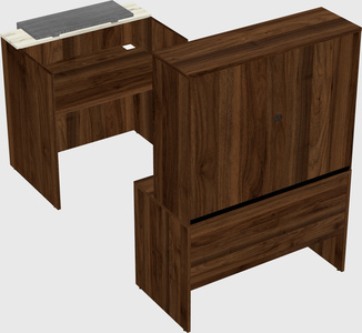 Modular reception desk